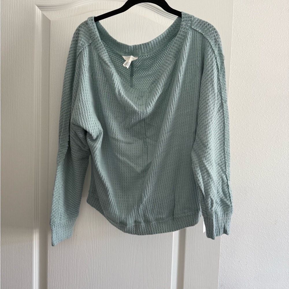 Caslon Women’s Cold Shoulder Long Sleeve Sweater SZ S
